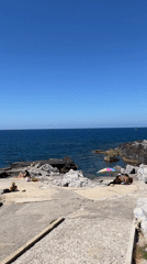 Lazy afternoon on the Palermo coastline