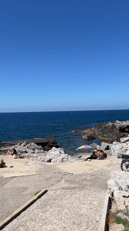 Lazy afternoon on the Palermo coastline