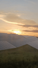 Rural sunset scenes captured across countryside infrastructure