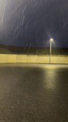 Heavy nighttime downpour recorded in Betzder, Luxembourg