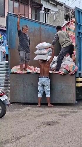 Early morning market setup captured in Lhokseumawe Indonesia