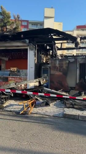 Fire destroys food stand on Nesebar's tourist promenade