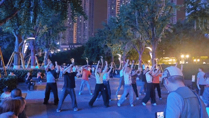 Nighttime urban life documented across Liangjiang, China commercial districts