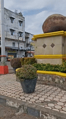 Street scenes with wheeled platform rider captured in Bandarbireuen