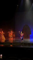 Traditional dance performance staged in Kuta Selatan, Indonesia