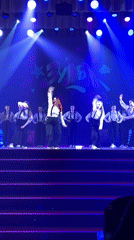Dance groups perform coordinated routines in Ust-Ilimsk, Russia