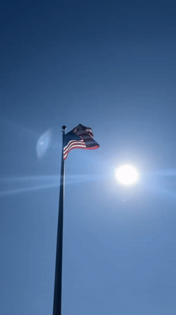 Hudson Valley residents document flag, river sculpture moments