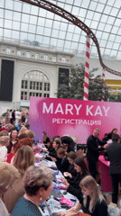 Mary Kay registration event in full swing at Moscow venue