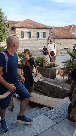 Children's costume parade fills historic Herceg Novi Old Town