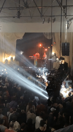 Live band performs to packed crowd in Buenos Aires venue