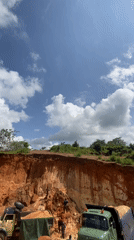 Quarry loading operations underway at Achara, Nigeria