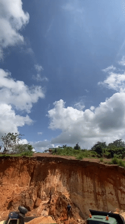 Quarry loading operations underway at Achara, Nigeria