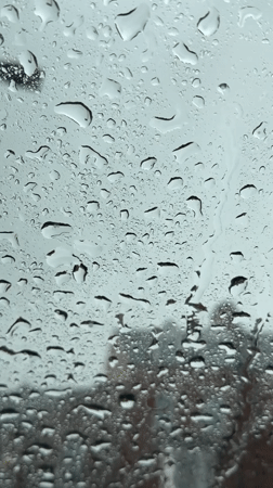 Rainfall captured on video in Durham, UK