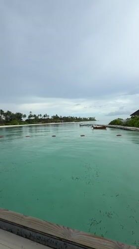 Tourist documents quiet morning scenes around Guraidhoo, Maldives