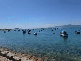 Early morning bay views documented in Nha Trang, Vietnam