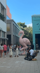 Luxury car draws crowd at Miami shopping district