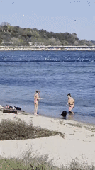 Sunny afternoon beach scene documented in Varna, Bulgaria