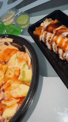 Food preparation and dining moments captured in Burgas, Bulgaria