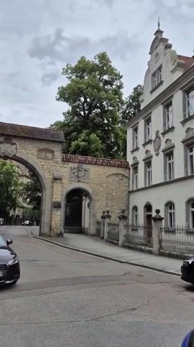 Morning street documentation tour captures historic Regensburg architecture
