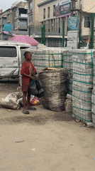 Morning street market activity observed across Lagos Nigeria