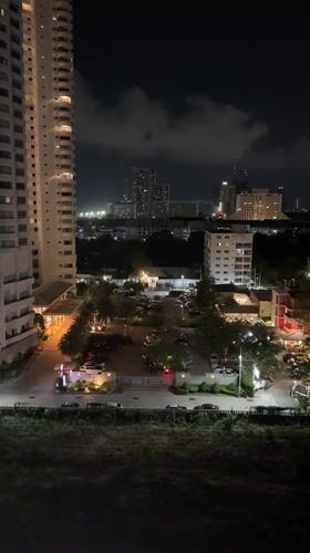 Evening urban observations recorded from Pattaya high-rise location