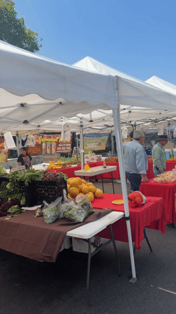 Sunday evening farmers market draws crowds in Los Angeles