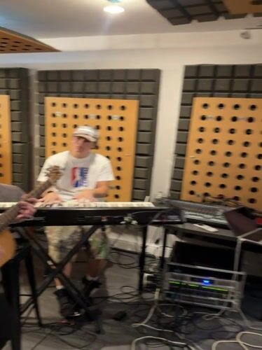 Live recording session underway at a London studio