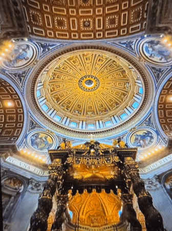 Cathedral visit documented alongside cat sighting in Tinaquillo, Venezuela