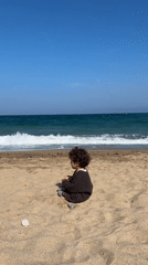 Sunny afternoon beach and pool scenes captured in Barcelona