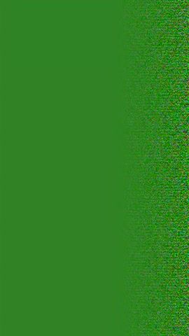 The video displays a solid green background, likely a chroma key or a blank screen. There are no people, objects, or discernible actions taking place within the frame. The environment is not observable due to the uniform green color.