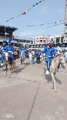 Colorful carnival parade draws crowds in Lagos, Nigeria