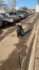 Daily life moments captured across Chaikovsky, Russia morning hours