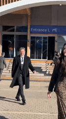 Matt Damon spotted at World Economic Forum in Davos