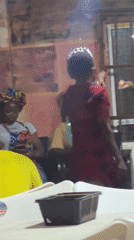 Evening social gathering at restaurant in Obosi, Nigeria