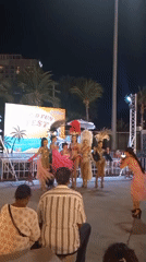 Live performance at World Fun Fest outdoor stage in Pattaya