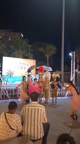 Live performance at World Fun Fest outdoor stage in Pattaya