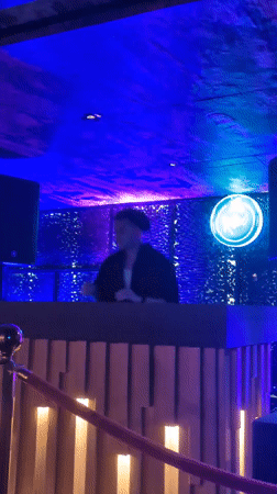DJ performs at atmospheric Bengaluru nightclub venue Friday evening