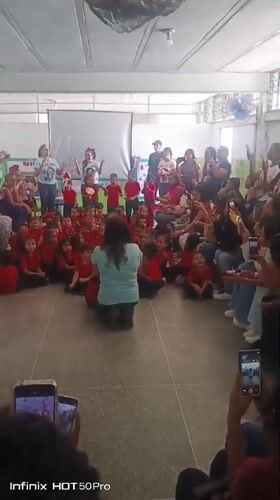 Kindergarten school event held in Caracas classroom