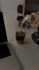 Seoul resident tries viral Korean convenience store banana coffee