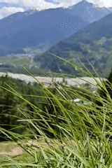 Mountain valley landscapes documented in Bahang, India