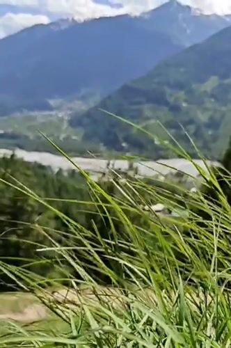 Mountain valley landscapes documented in Bahang, India