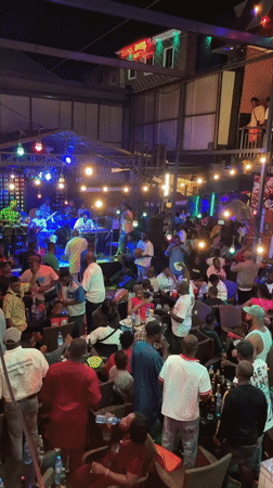 Live band performs across multiple venues in Nigeria