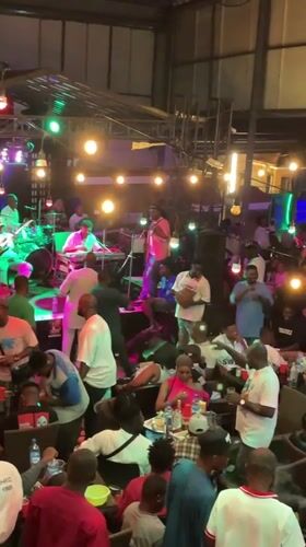 Live band performs across multiple venues in Nigeria