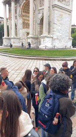 Crowds queue at Dior store opening near Milan landmarks