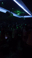 Nightclub gathering with live drumming captured in Lokoja, Nigeria