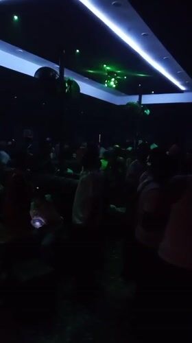 Nightclub gathering with live drumming captured in Lokoja, Nigeria