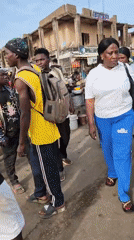Morning street life captured in Kabong, Nigeria marketplace