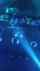 Nightclub scene captured in Малое Верево with dancing patrons
