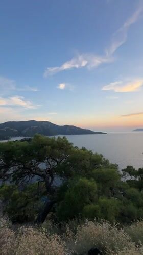 Sunset documented over 8 minutes in Fethiye, Turkey coastal bay