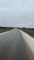 Wet spring road conditions documented in rural Russia